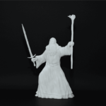 Figurină Gandalf 3D, de pictat - 15 cm