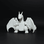 Figurină Charizard 3D Articulată, de pictat - 9 cm
