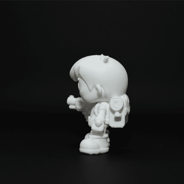 Figurină 3D Armed Boy de pictat, stil Funko Pop, cu detalii expresive și accesorii. Fabricată din material eco-friendly, ideală pentru colecționari, creativitate și joacă.