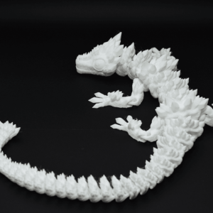 Figurină 3D Dragonul Serpentins de pictat, cu corp articulat și detalii elegante. Fabricată din material eco-friendly, ideală pentru joacă, creativitate și colecționari pasionați de fantezie.