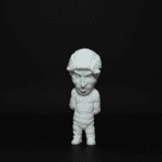 Figurină 2Pac 3D, de pictat - 10 cm