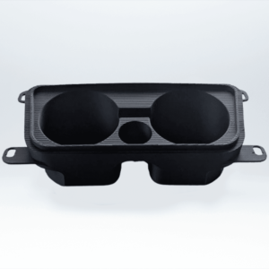 Suport 3D pentru pahare cu slot central pentru brichetă sau cablu USB, compatibil cu BMW Seria 3 E90, E91, E92, E93. Design precis, fabricat din material eco-friendly.