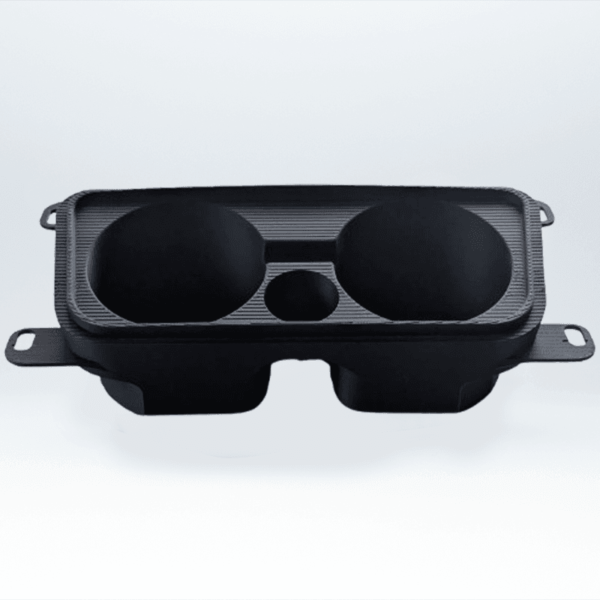 Suport 3D pentru pahare cu slot central pentru brichetă sau cablu USB, compatibil cu BMW Seria 3 E90, E91, E92, E93. Design precis, fabricat din material eco-friendly.