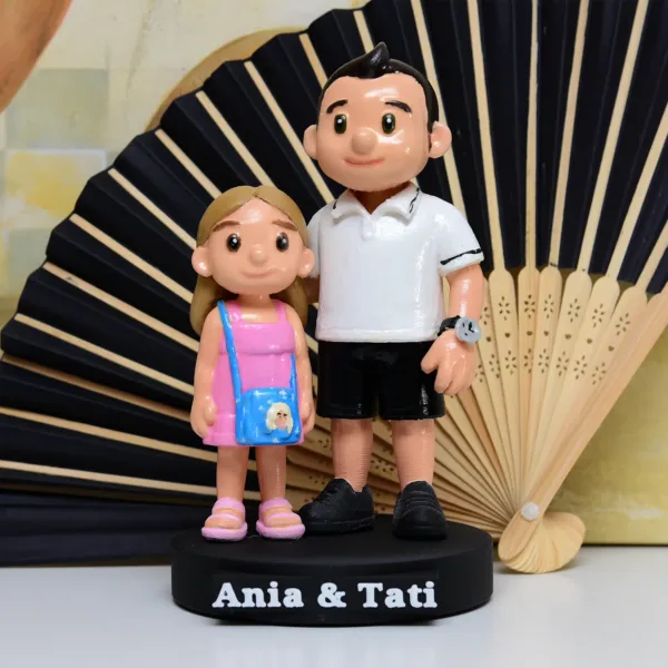 figurina personalizata, pictata manual