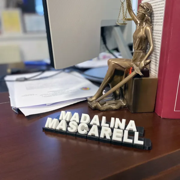 Litere 3D modulare personalizate – formează nume sau mesaje decorative. 5 lei/literă. Ușor de conectat. Ideal pentru birou, cameră, evenimente sau cadouri.